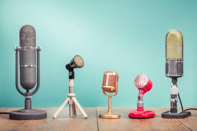 a close up of a microphone